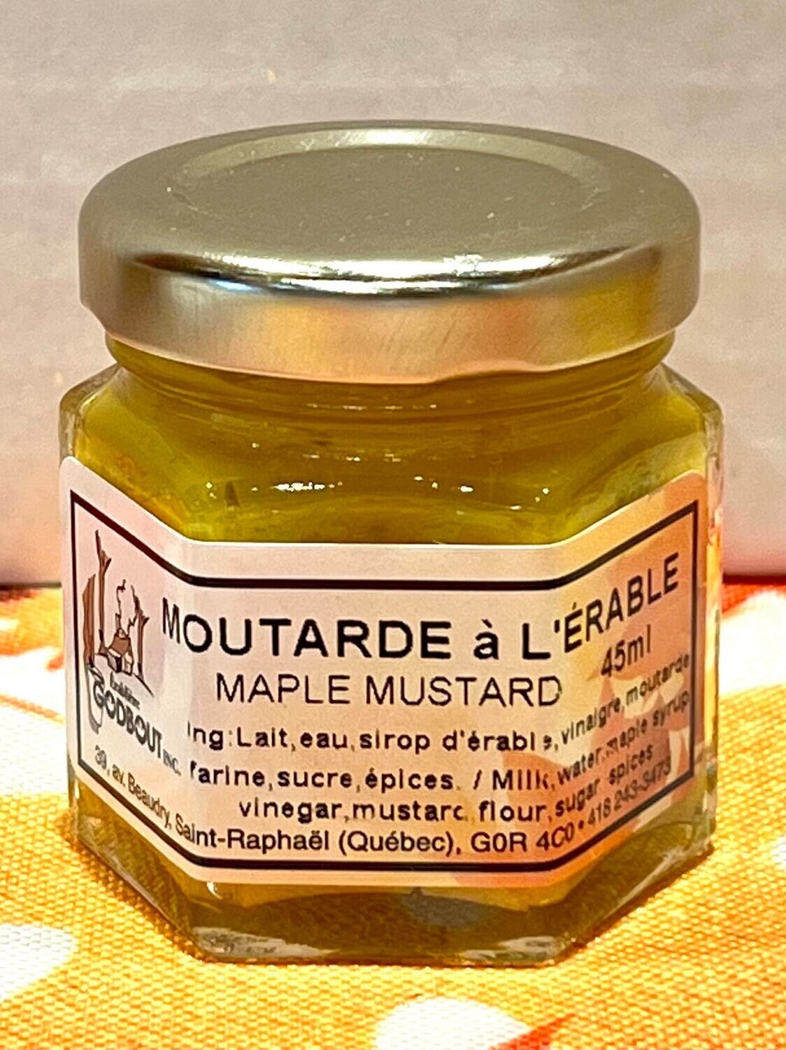 Moutarde à l&#39;érable 45 ml - Maple mustard 45 ml