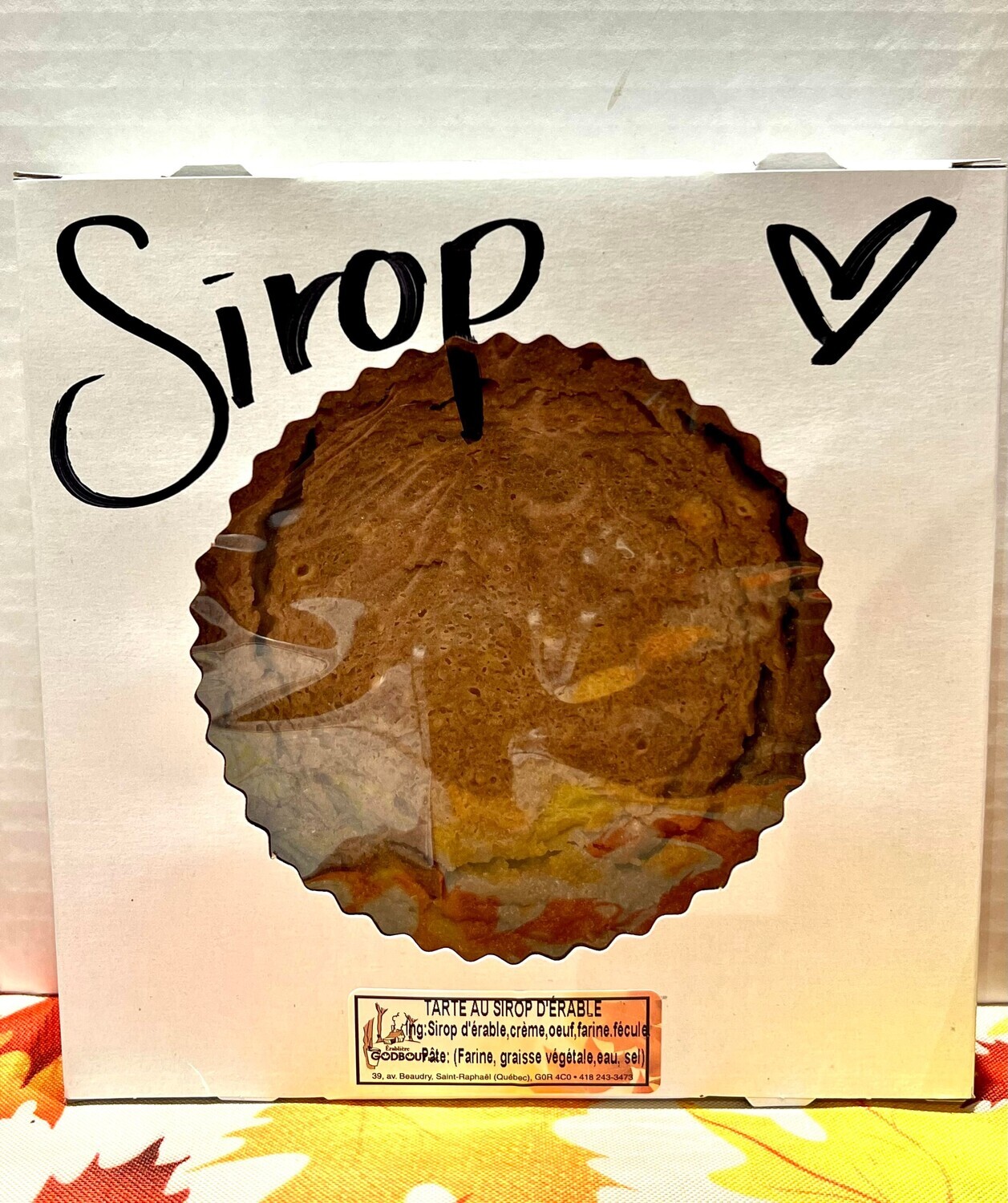 Tarte au sirop d&#39;érable - Maple Syrup Pie