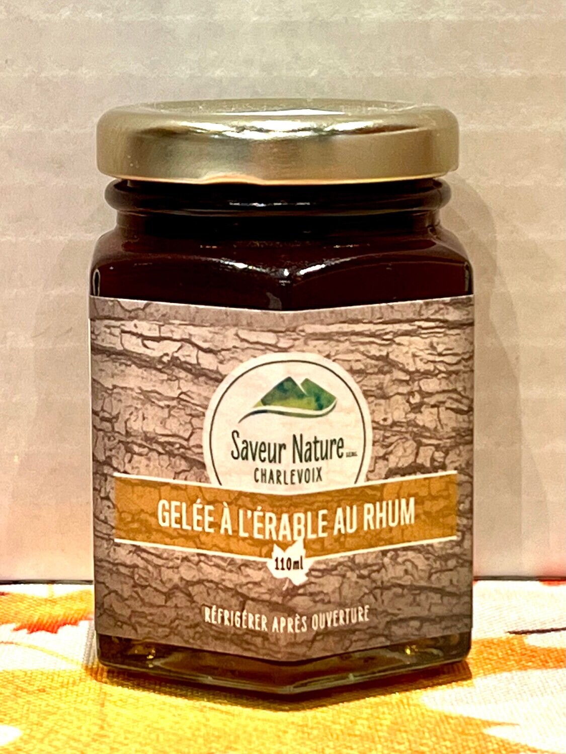 Gelée à l&#39;érable au rhum 110 ml - Maple Jelly with Rum 110 ml