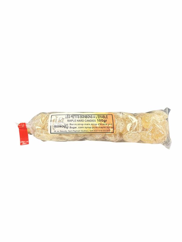 Bonbons au sucre d&#39;érable 100% pur  100G / Maple sugar soft candies 100G