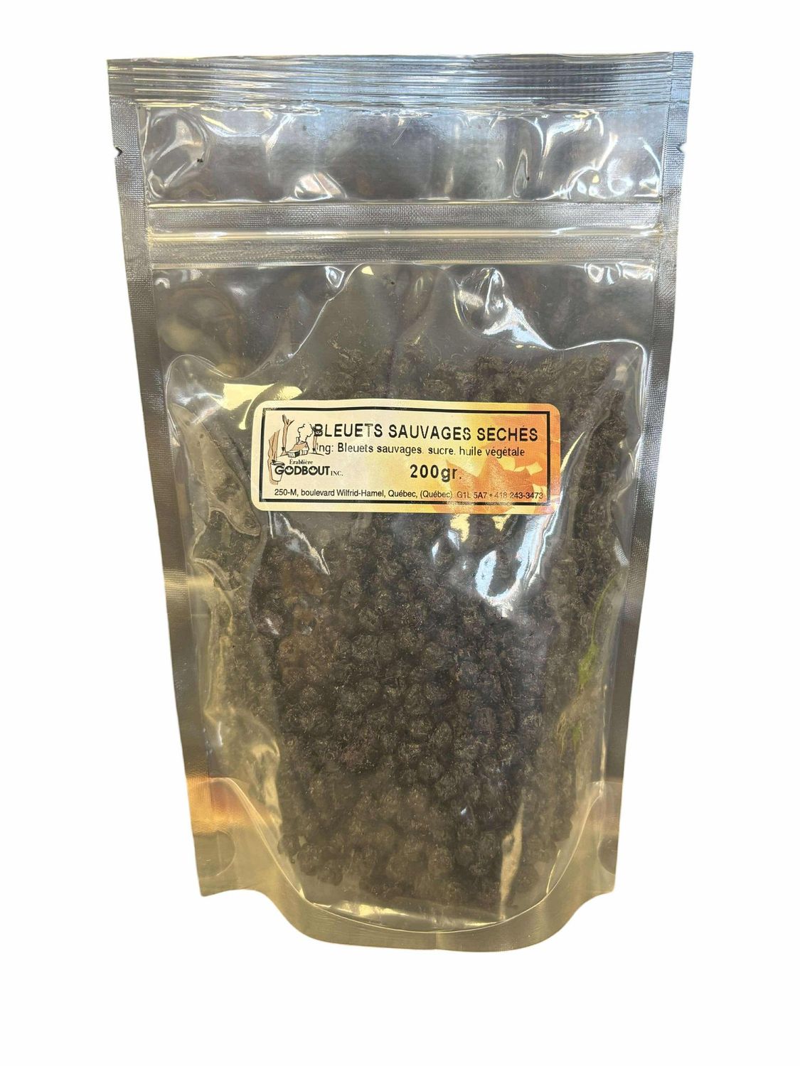 Bleuets Sauvages sechés 200G