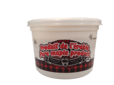 Beurre d&#39;érable pot de plastique 500 gr - Maple butter plastic jar 500 gr
