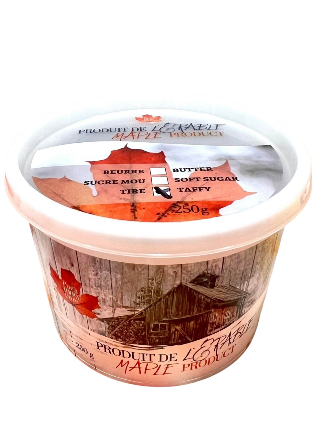 Tire d&#39;érable 250 g - Maple taffy 250 g