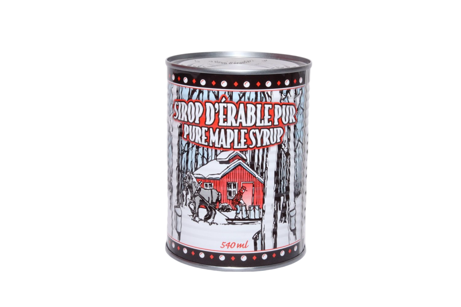 Canne de sirop d&#39;érable / Maple syrup in can