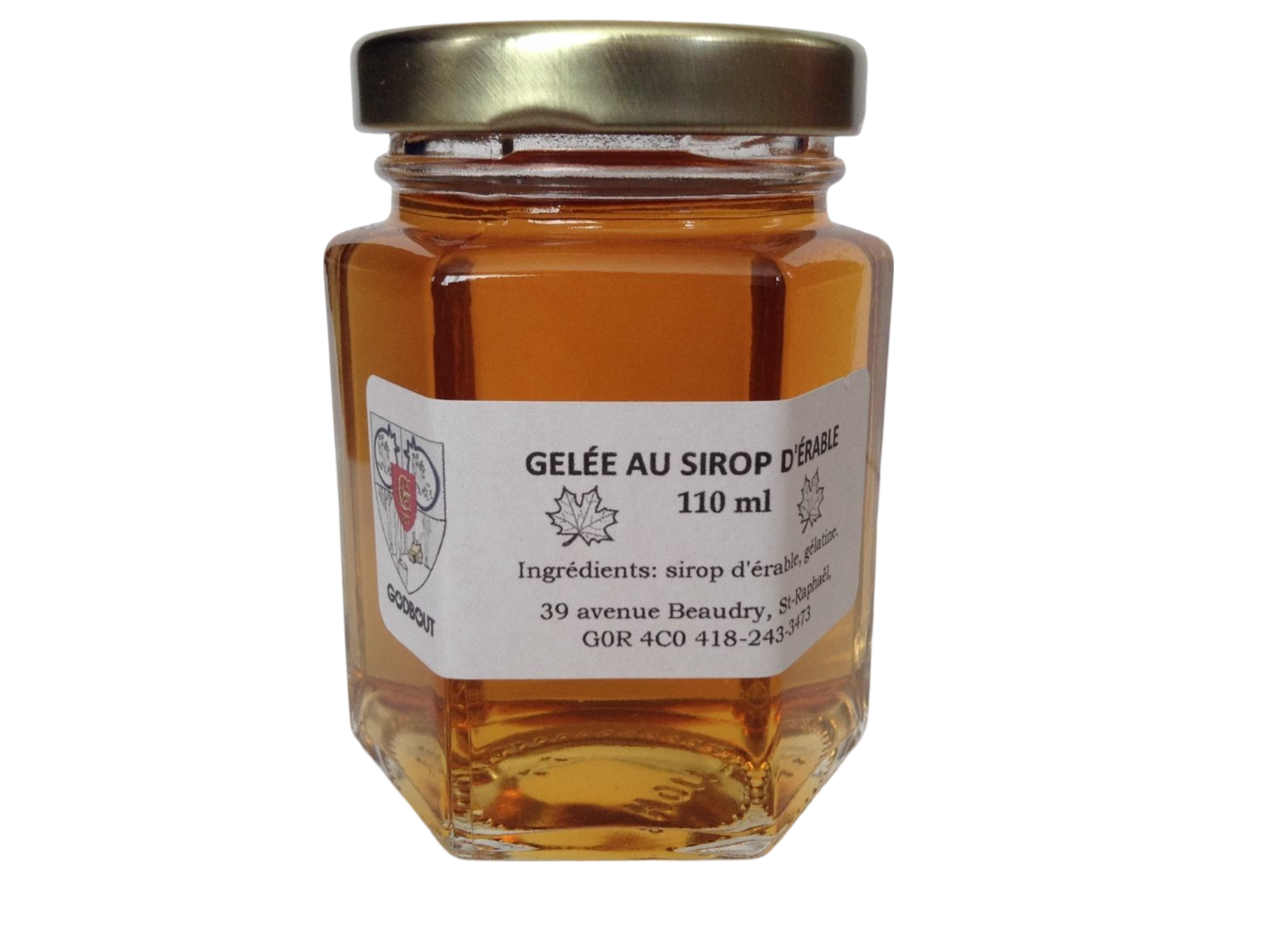 Gelée au sirop d&#39;érable 110 ml - Maple Jelly 110 ml