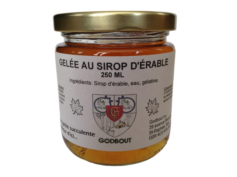Gelée au sirop d&#39;érable 250 ml - Maple Jelly 250 ml