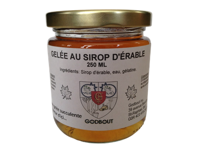 Gelée au sirop d&#39;érable 250 ml - Maple Jelly 250 ml