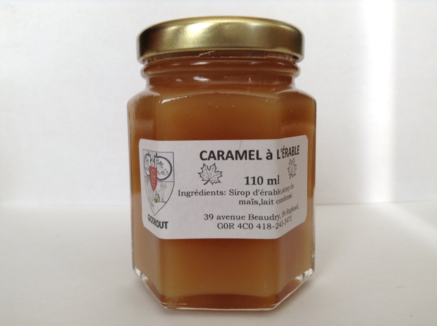 Caramel à l&#39;érable 110 ml - Maple Caramel 110 ml