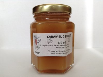Caramel à l&#39;érable 110 ml - Maple Caramel 110 ml