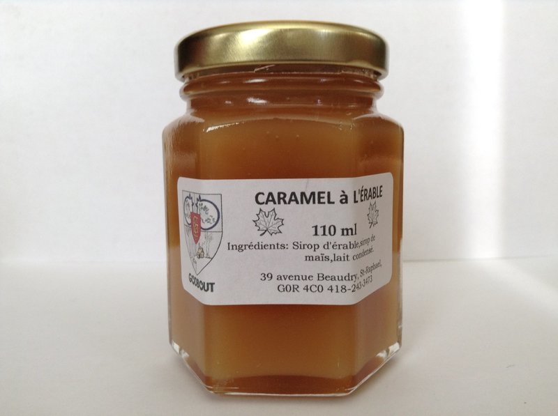 Caramel à l&#39;érable 110 ml - Maple Caramel 110 ml