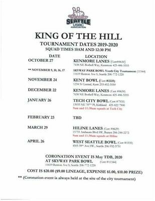 King of the Hill Tournaments