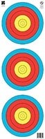 Vertical 40cm 3 spot Target Face