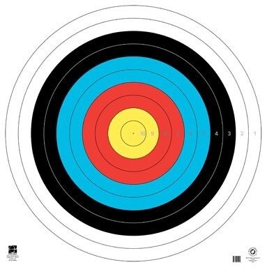 122cm 5 color 10 Ring Target Face