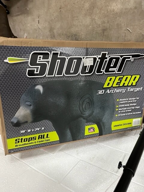 NEW IN BOX- Shooter Bear 3-D Target