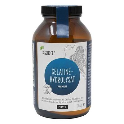 Bischhof. GELATINEHYDROLYSAT 明膠水解物Premium Pulver 250 g