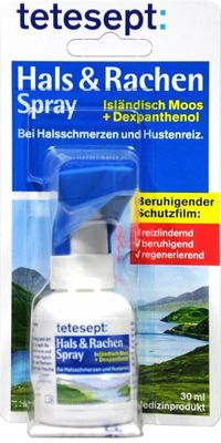Tetesept 喉嚨噴霧Hals und Rachen Spray, 30 ml