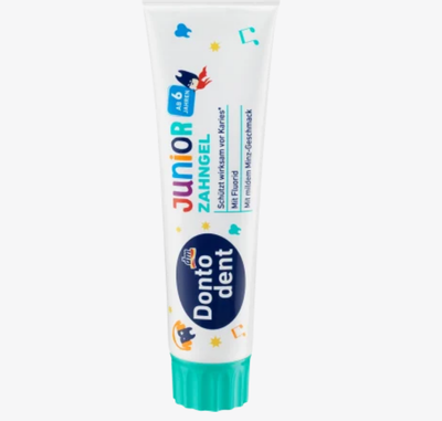 Dontodent 兒童牙膏，6 歲以上
Zahnpasta Junior, 100 ml