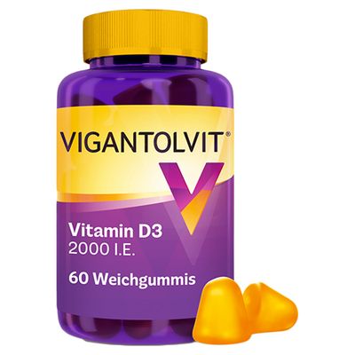 VIGANTOLVIT  維生素  2000 I.E. Vitamin D3  咀嚼軟膠囊 60入