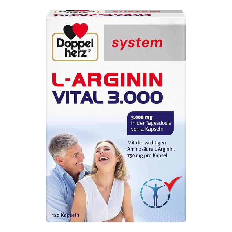德國多寶雙心Doppelherz L-精胺酸Vital 3000系統膠囊（120粒）Doppelherz L-arginin Vital 3000 system