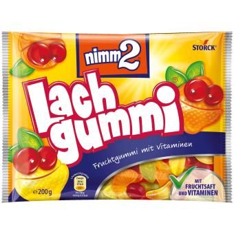 nimm2 糖 – 1 x 200g – Frucht-Stielbonbon mit Fruchtsaft und Vitaminen