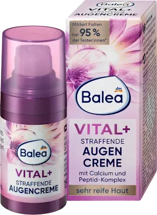 德國Balea 芭樂雅Vital+ 緊緻眼霜Augencreme Vital+ straffend,，15 毫升
