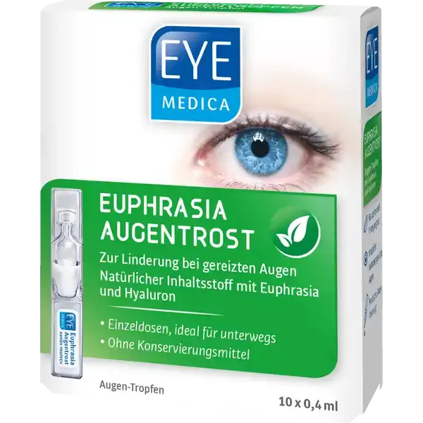 EyeMedica 「小米草」 眼藥水 Euphrasia Eyebright 保護眼球表面  10 x 0.4毫升