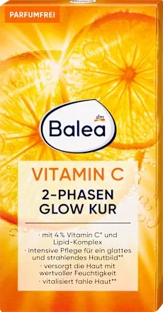 德國Balea 芭樂雅dm 安瓿煥彩保養雙效維他命C，7x2ml