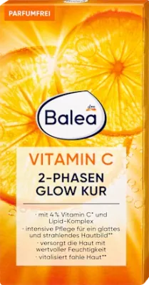 德國Balea 芭樂雅dm 安瓿煥彩保養雙效維他命C，7x2ml