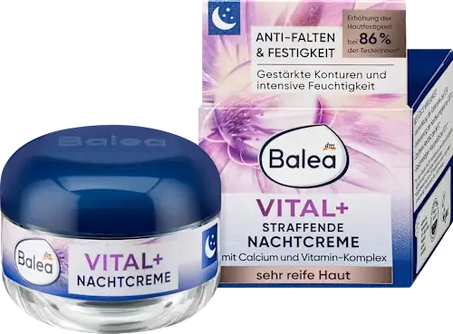 德國Balea 芭樂雅Vital 活力抗老緊緻晚霜 ,50毫升