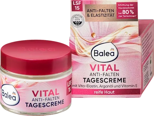德國Balea 芭樂雅Vital 活力抗皺日霜 ,50毫升