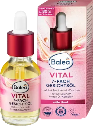 德國Balea 芭樂雅Vital 七效活力臉部精油 ，30 毫升