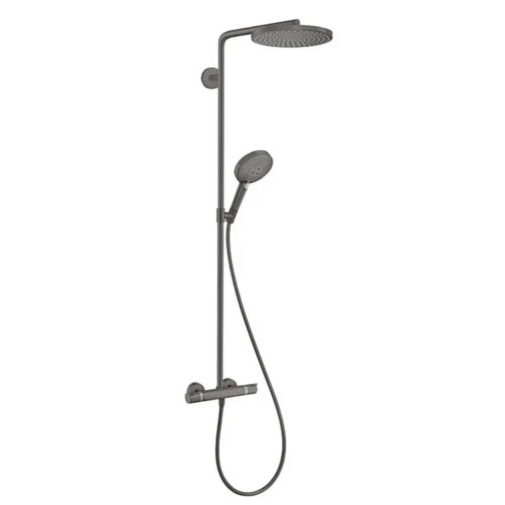 Hansgrohe Raindance 240 雨中之舞恆溫花灑柱 黑色