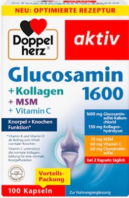 Doppelherz Glucosamin  1550 粒 100 粒，114 克