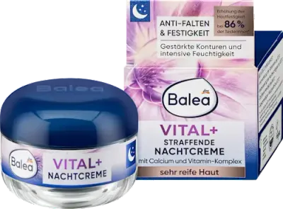 德國Balea 芭樂雅Vital 活力抗老緊緻晚霜 ,50毫升