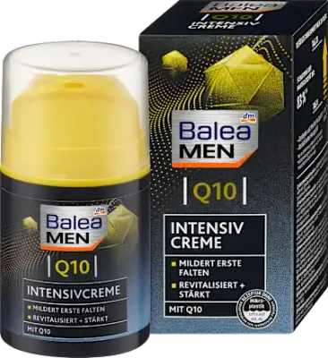 德國Balea 芭樂雅 男士 Q10 密集修護乳霜，50 毫升