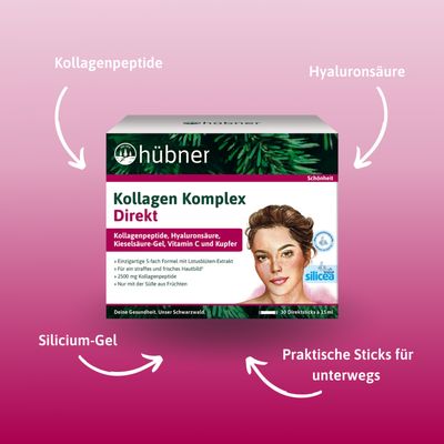 hübner 美容膠原蛋白 Kollagen Komplex Direkt 直飲外帶包 30入x15ml