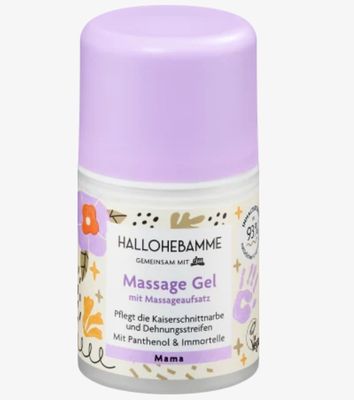 HALLOHEBAMME Massage Gel剖腹產疤痕和妊娠紋按摩凝膠, 50 ml