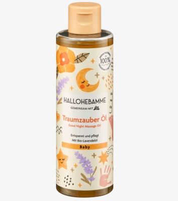 HALLOHEBAMME Babyöl夢想魔法 嬰兒油 Traumzauber, 200 ml