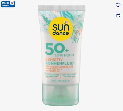 SUNDANCE 臉部敏感防曬乳LSF 50+，50 毫升，50 毫升