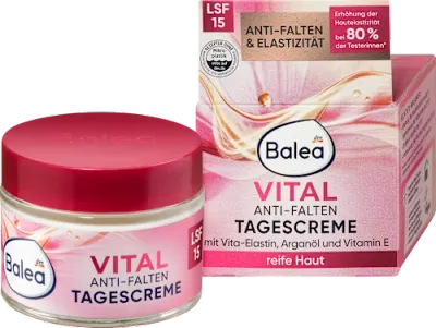 德國Balea 芭樂雅Vital 活力抗皺日霜 ,50毫升