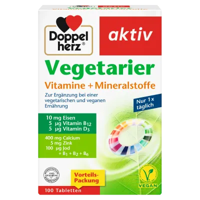 Vegetarier Vitamine + Mineralen 素食維生素礦物質 100 入