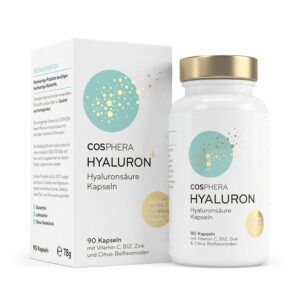 COSPHERA Hyaluronsäure 玻尿酸膠囊 90 入強效鎖濕（有效03.2028)