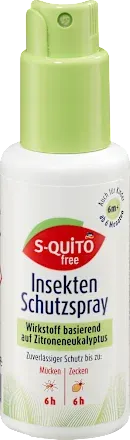 <托運限時購>S-quitofree  驅蚊噴霧Insektenschutzspray tropisch 100ml (有效期限12/2027)