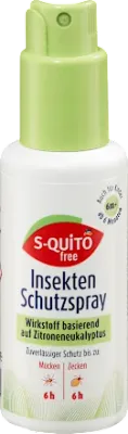 <托運限時購>S-quitofree  驅蚊噴霧Insektenschutzspray tropisch 100ml (有效期限12/2027)