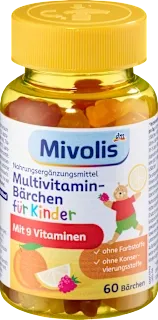 Mivolis 兒童多種維生素小熊水果軟糖，60 顆