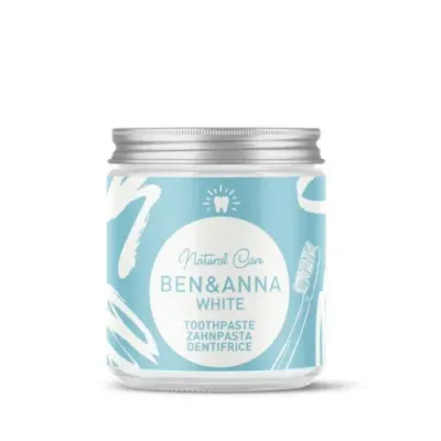 <托運限時購>BEN&amp;ANNA 有機天然美白牙膏+氟化物 （素食可） 100ml
