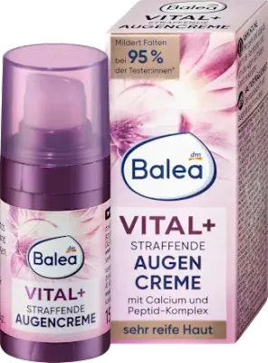 德國Balea 芭樂雅Vital 活力眼霜 ，15 毫升