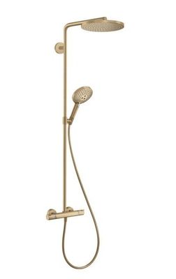 Hansgrohe Raindance 240 雨中之舞恆溫花灑柱 霧銅色