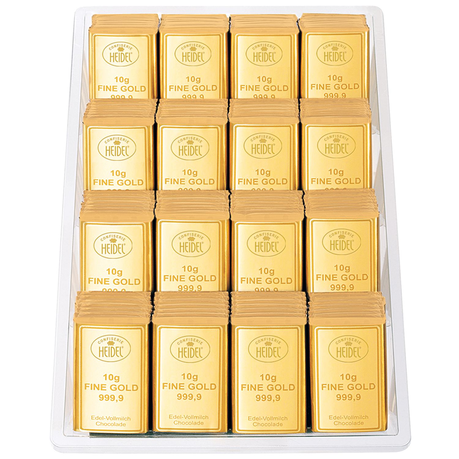 Heidel 金條牛奶巧克力Gold-Täfelchen 108入