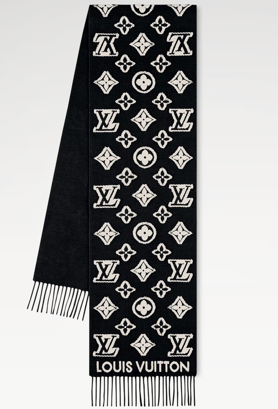 預購-LV 3D Schal （黑/白）